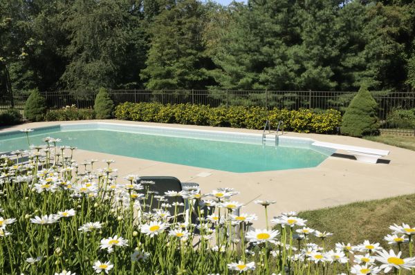 Pool Deck Leveling in Redford